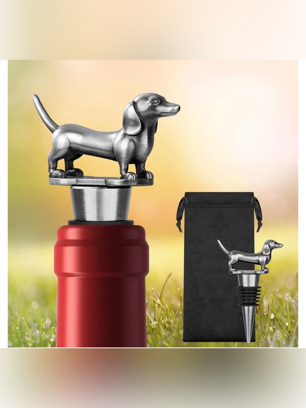 Dachshund Wine Bottle Stopper